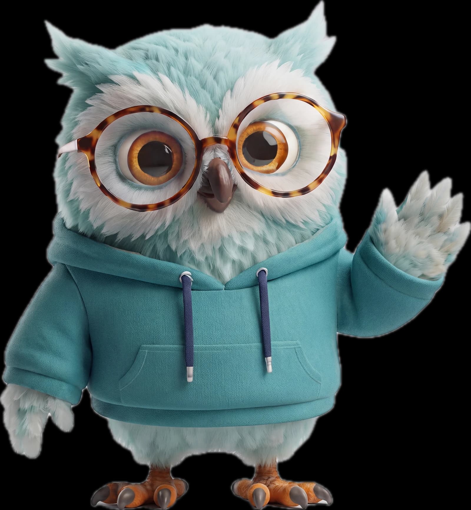Otto, the GibComply owl, waving